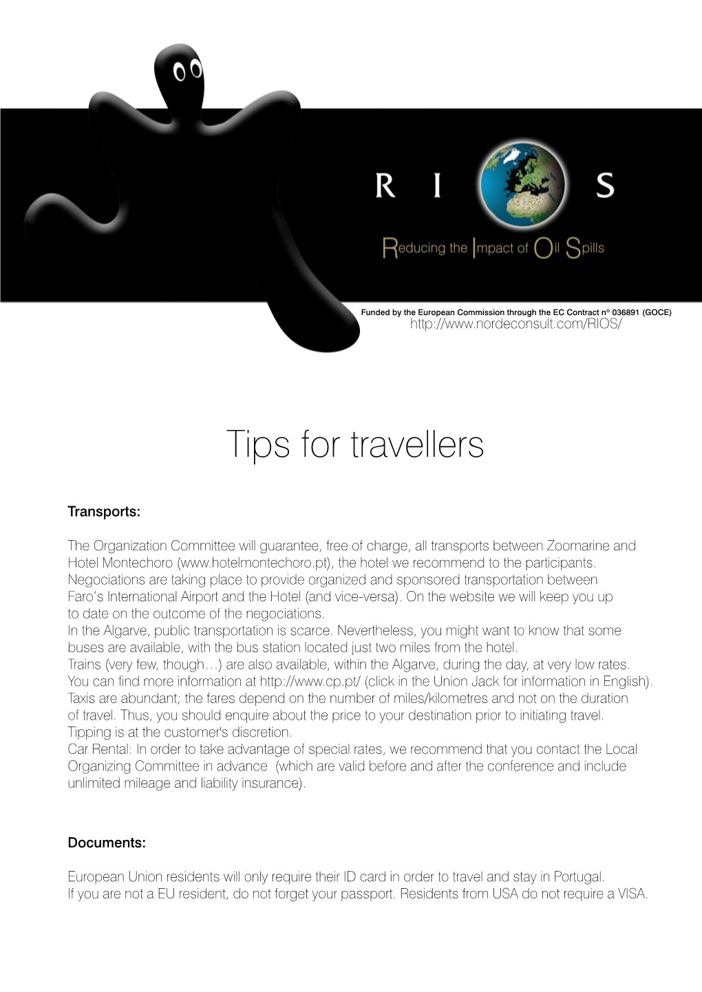 Tips for Travellers