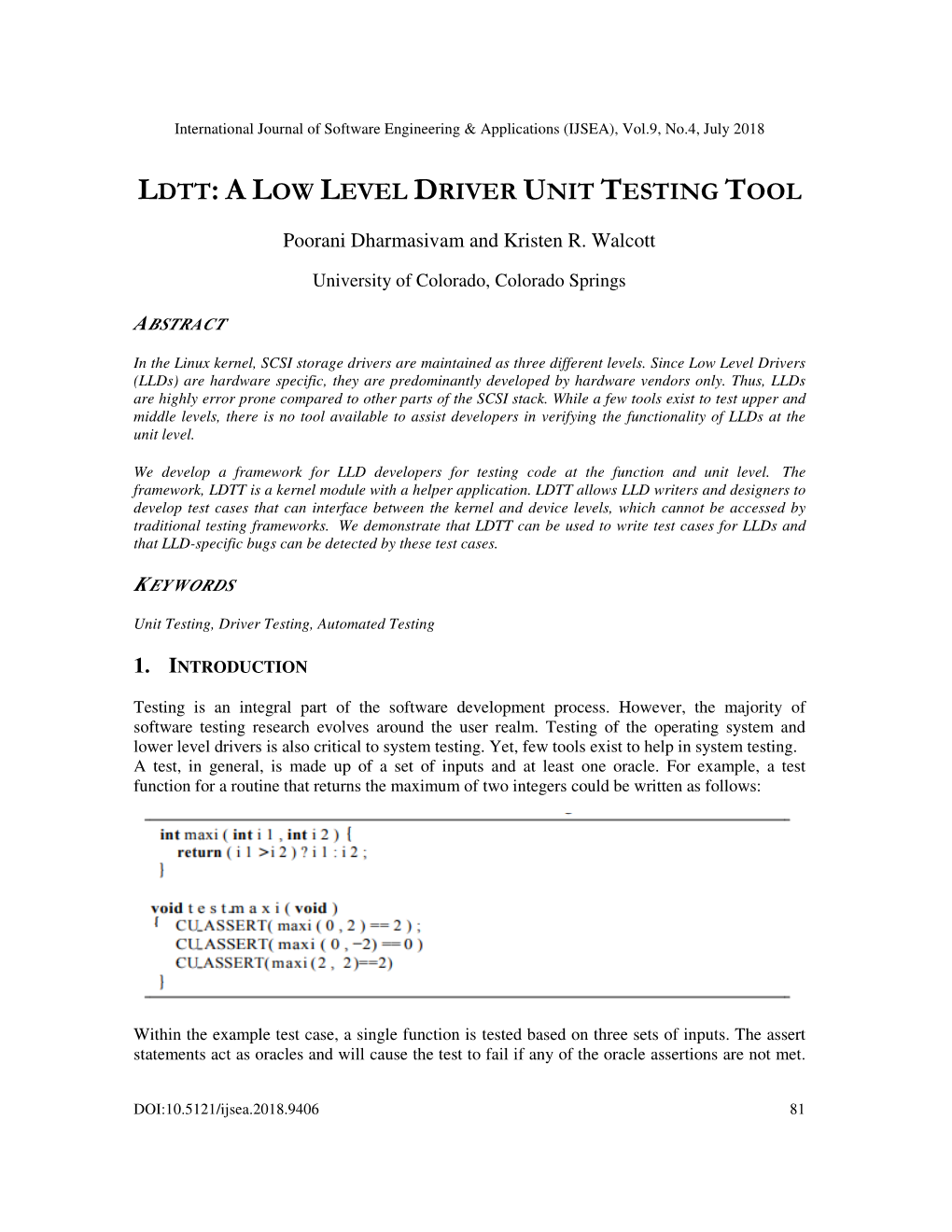 LDTT: a Low Level Driver Unit Testing Tool