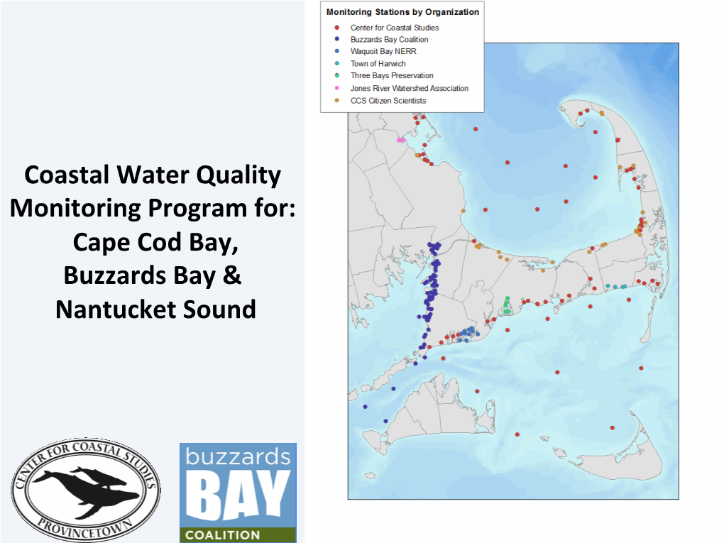 Coastal Water Quality Monitoring Program For: Cape Cod Bay