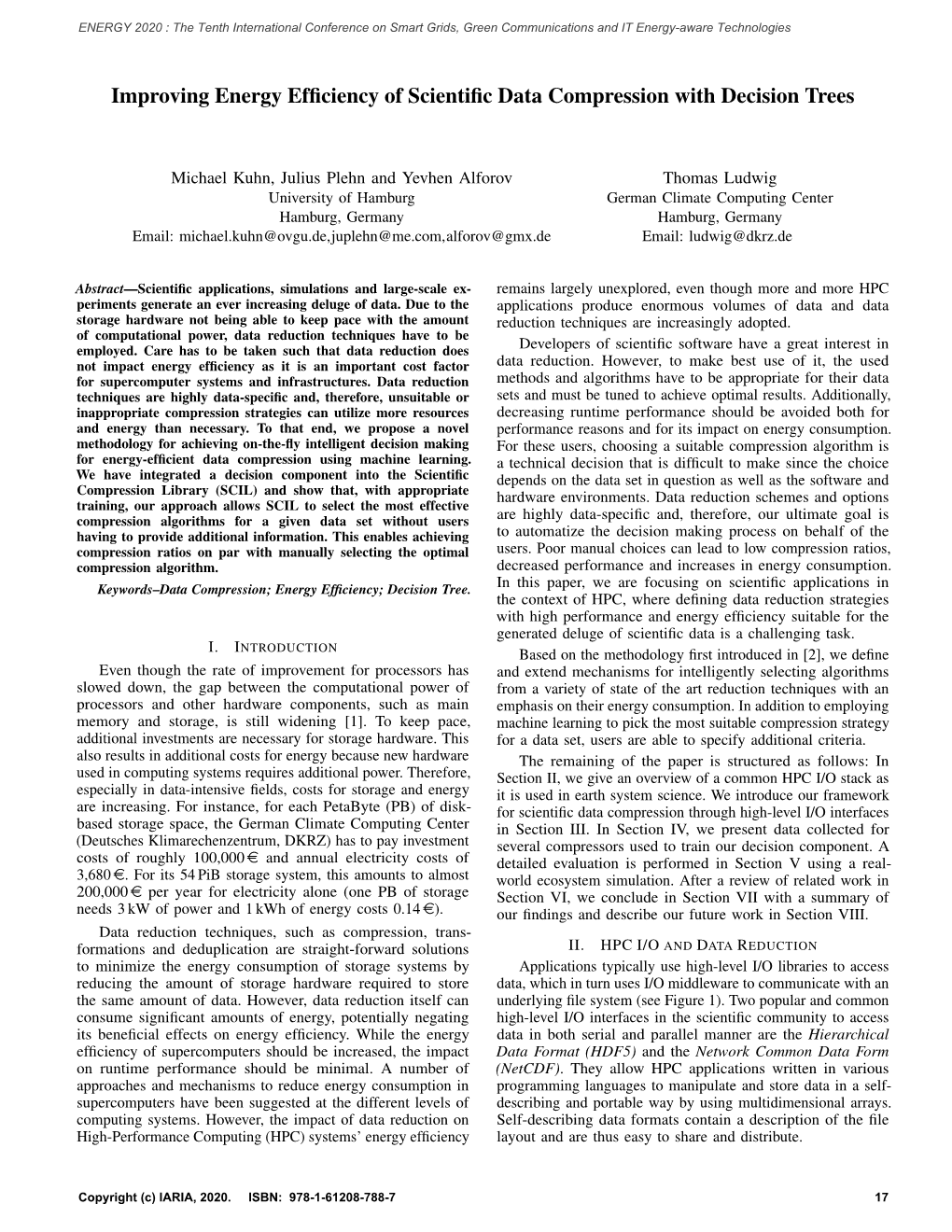 Improving Energy Efficiency of Scientific Data Compression With