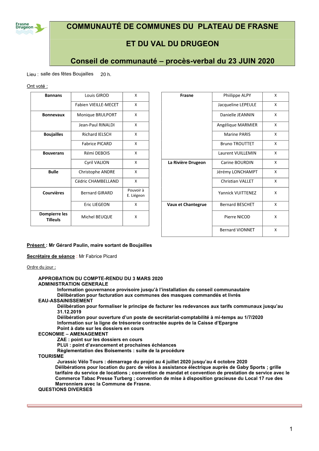 Syndicat Mixte De La Vallee Du Drugeon