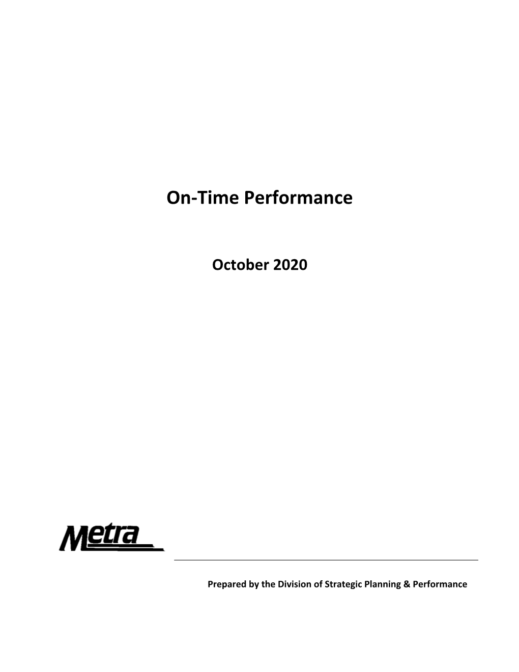 On‐Time Performance
