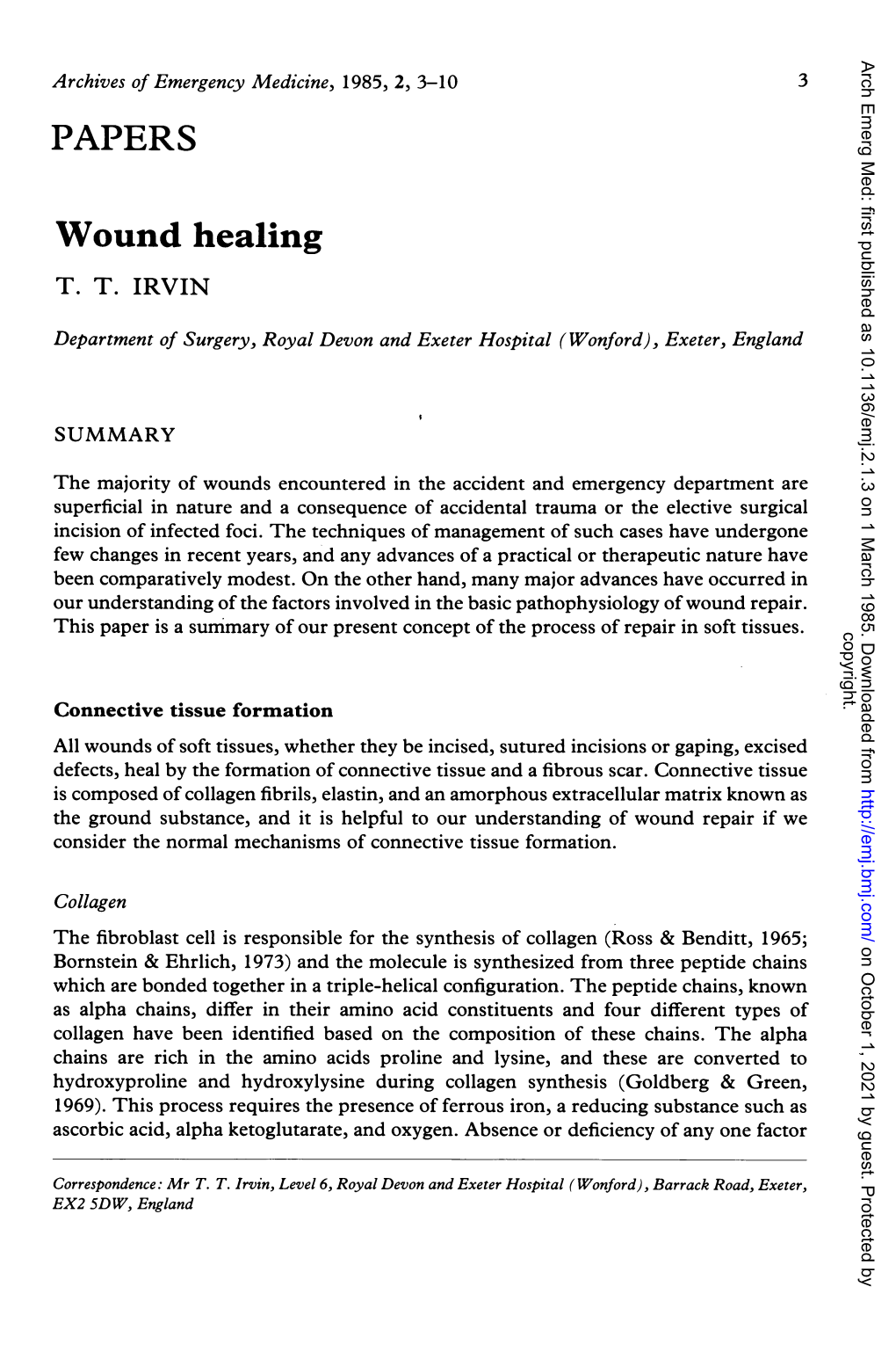 Wound Healing T