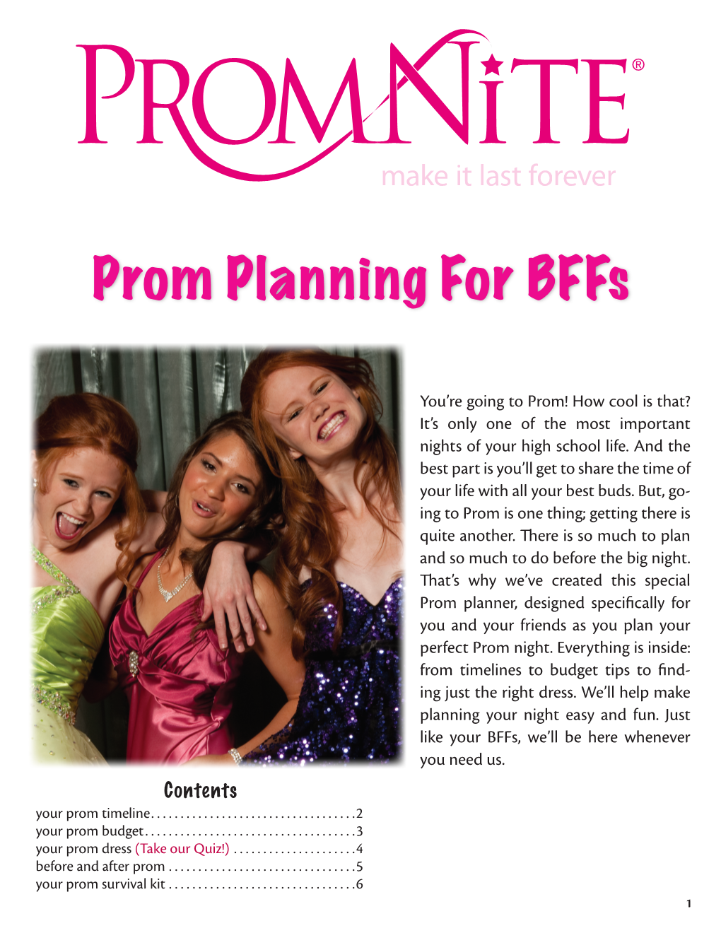 Prom Planning for Bffs