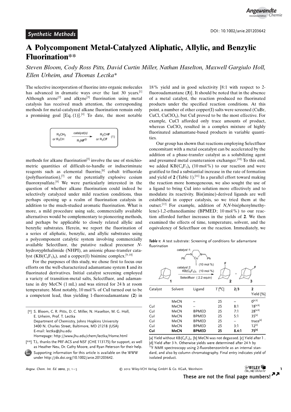 A Polycomponent Metalcatalyzed Aliphatic, Allylic, and Benzylic