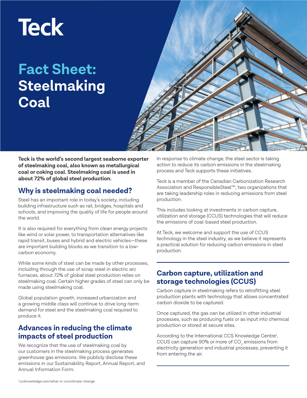 Steelmaking Coal