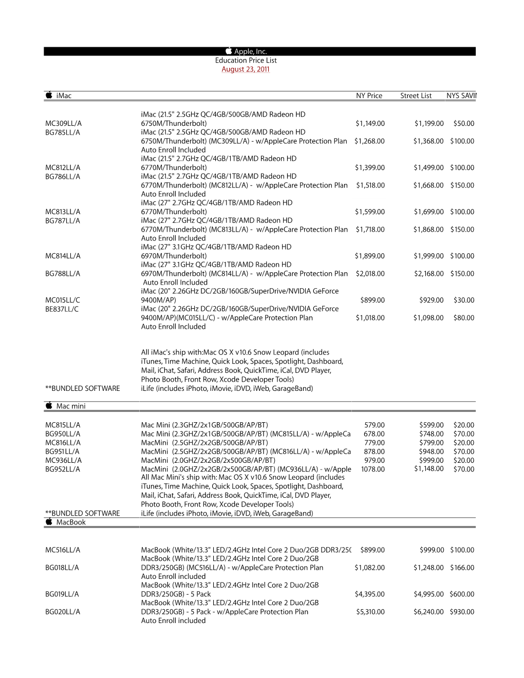 Apple Price List 8-23-11V3.Xlsx