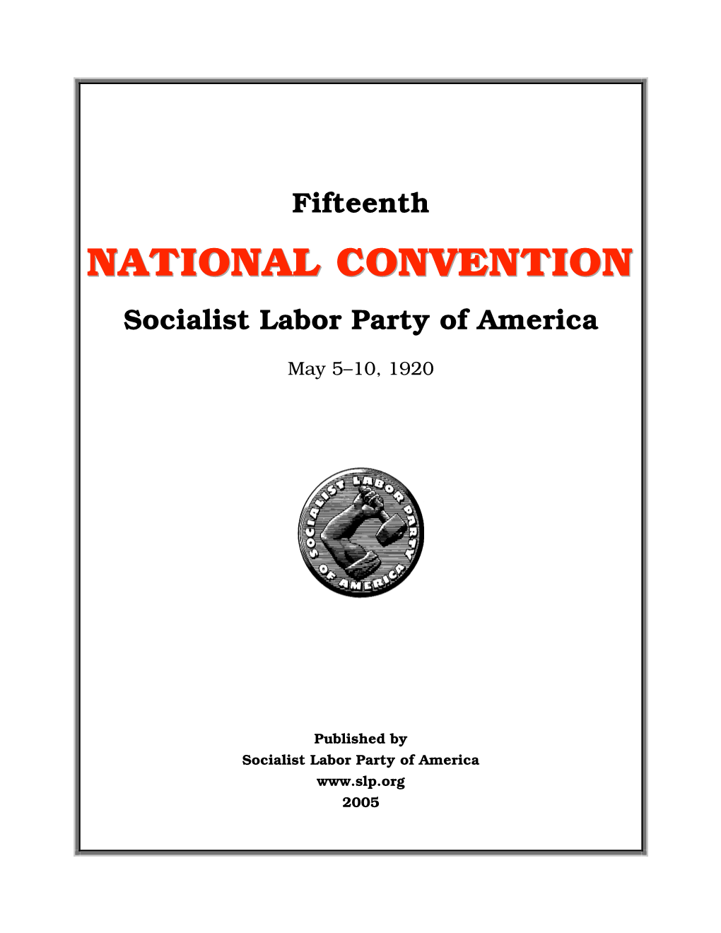 National Convention