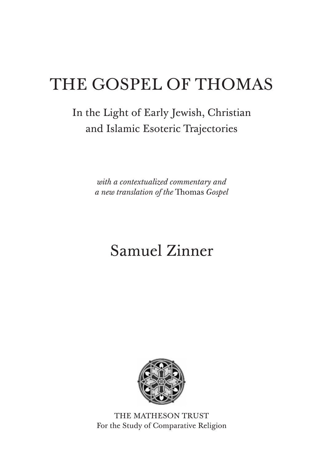 The Gospel of Thomas