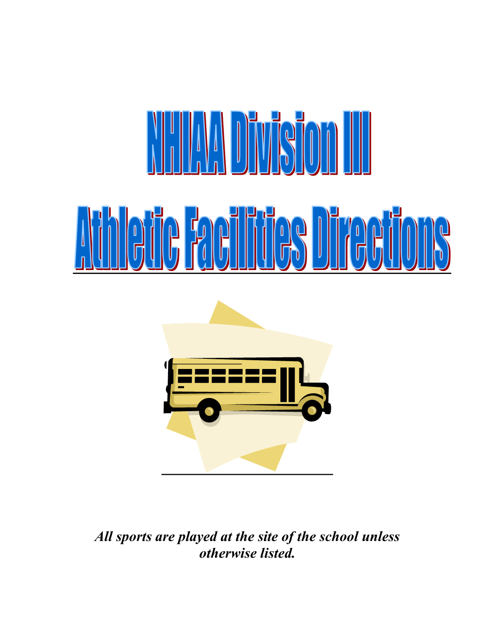 Athletic Directions