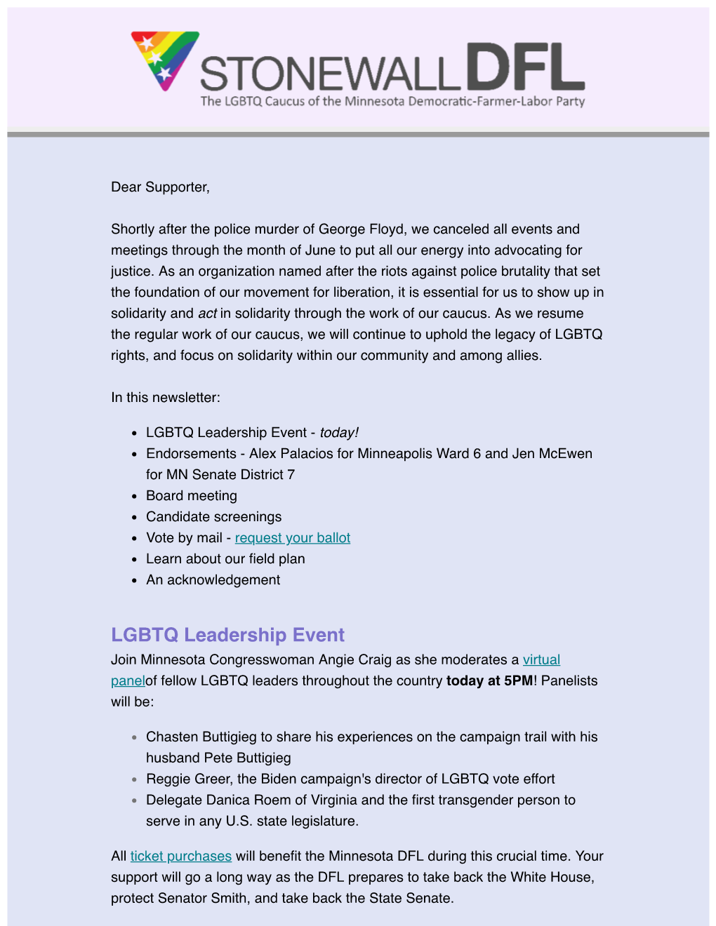 LGBTQ Leadership Event