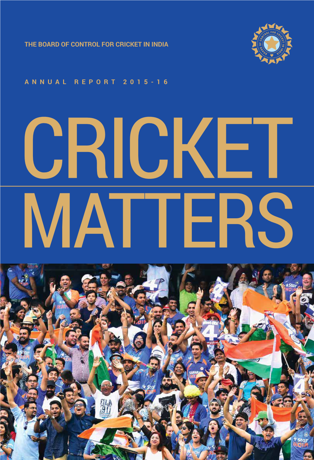 BCCI Annual Report 2015-16