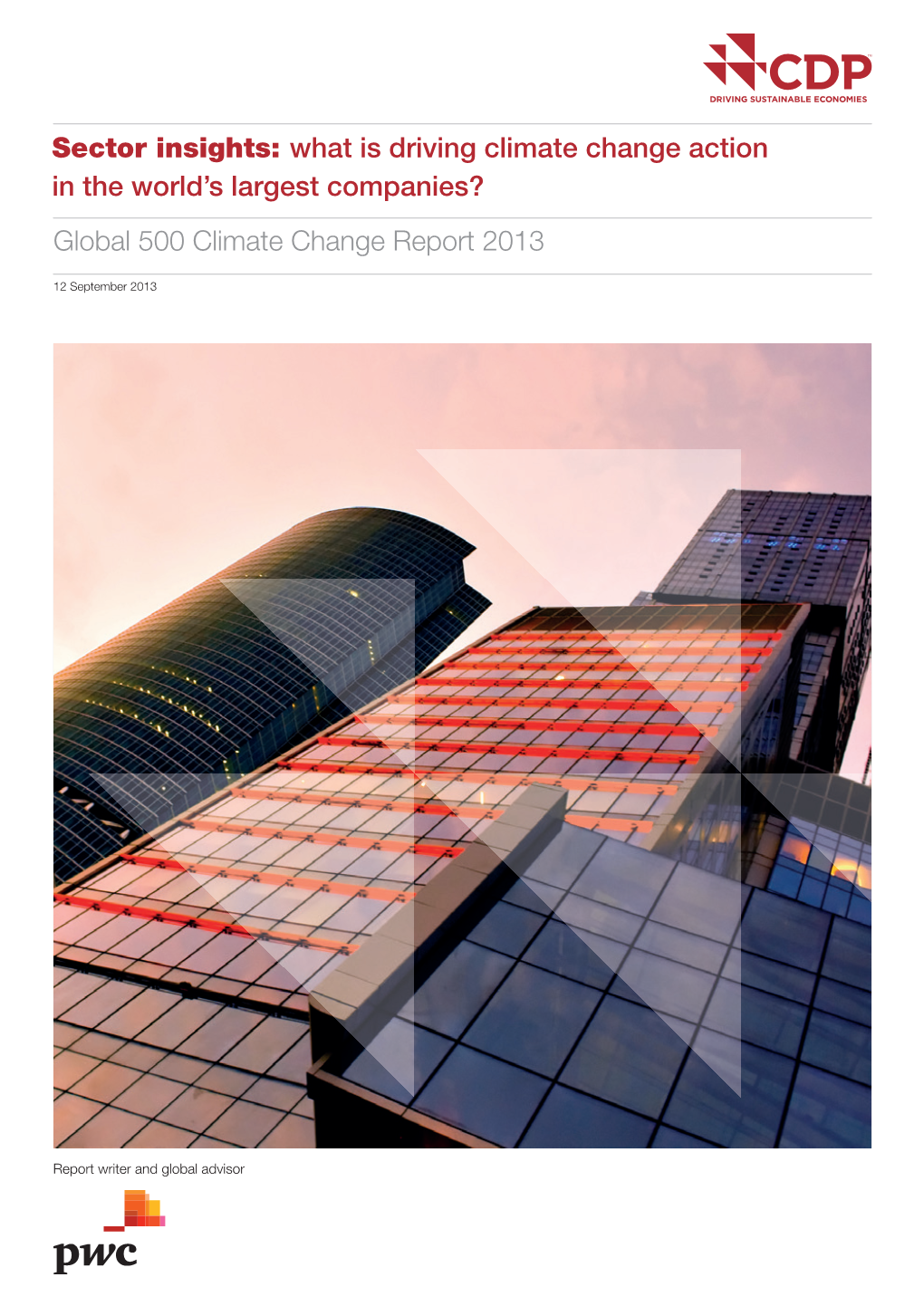 Global 500 Climate Change Report 2013