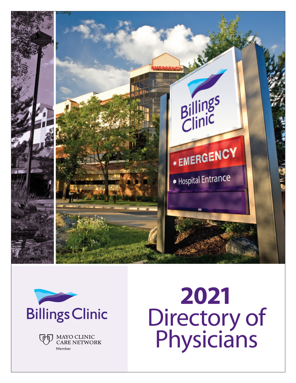 2021 Directory of Physicians Billings Clinic At-A-Glance