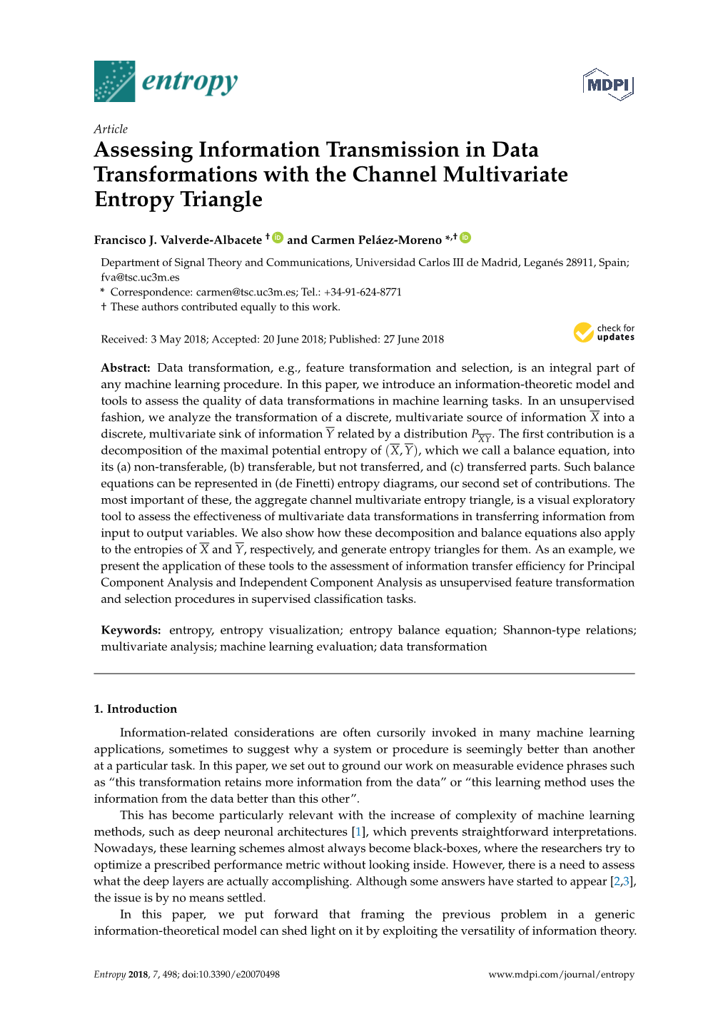 Assessing Information Transmission in Data Transformations with the Channel Multivariate Entropy Triangle