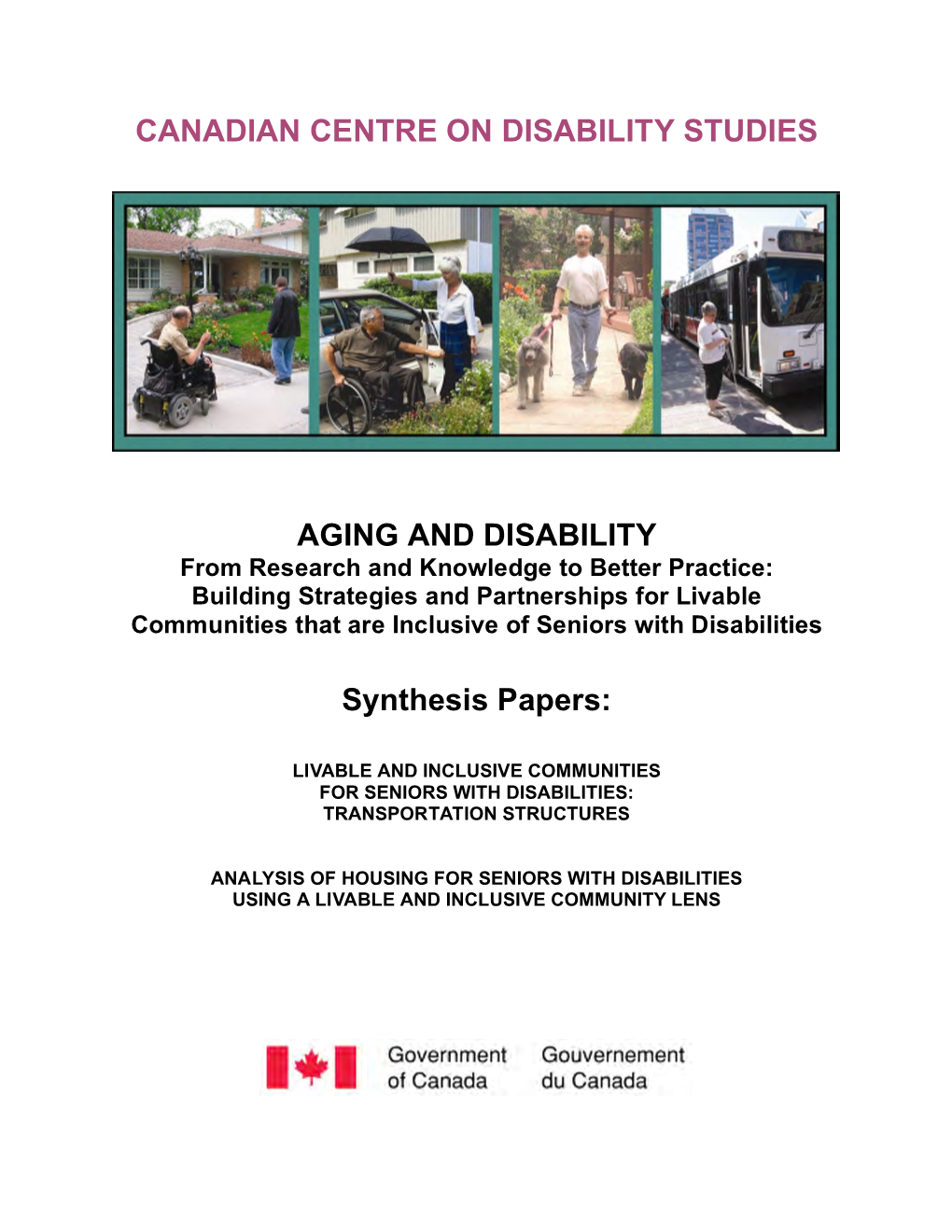 Transportation and Housing Synthesis Papers June