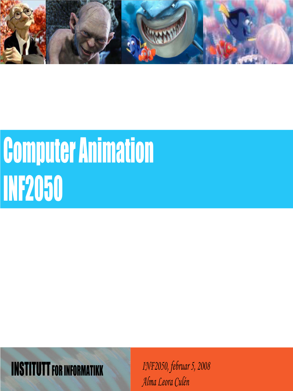 Computer Animation CPSC