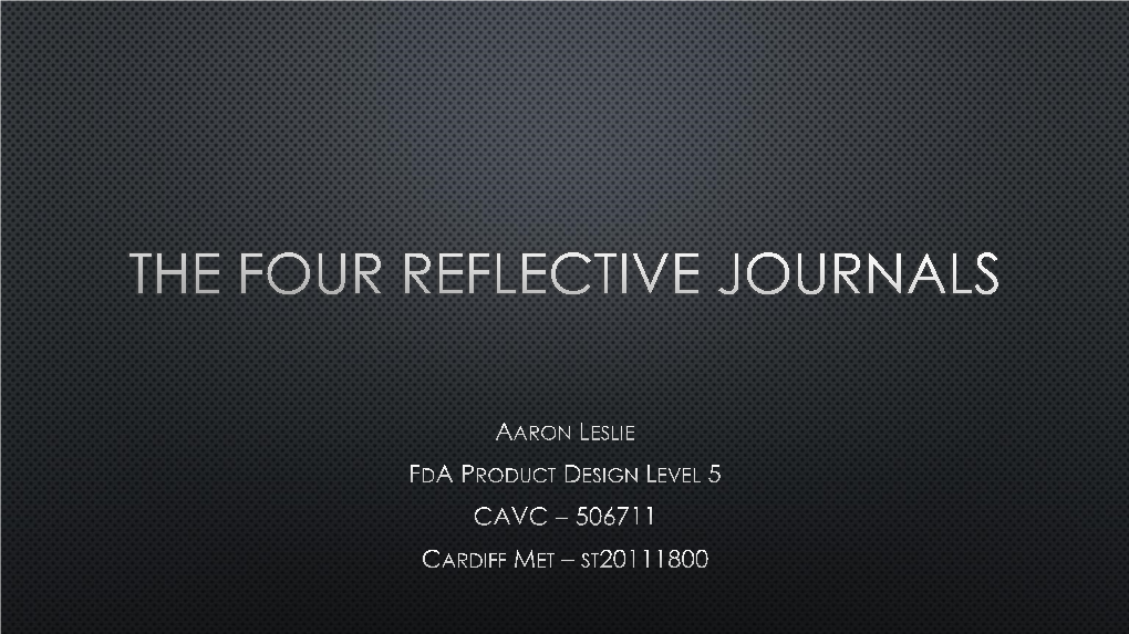 Reflective-Journals-Presentation.Pdf