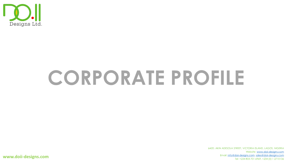 Corporate Profile