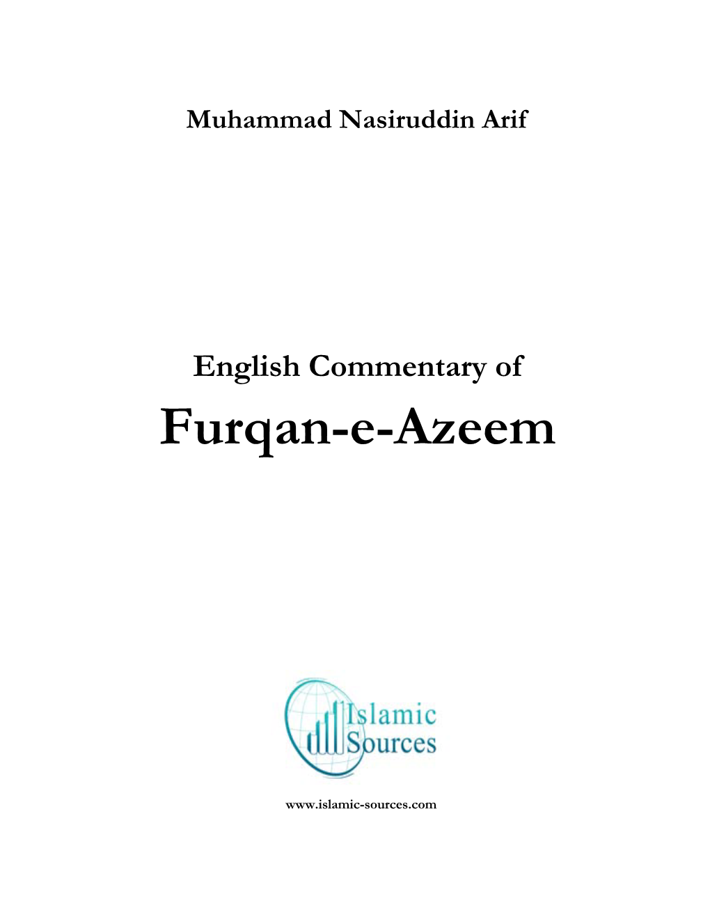 Furqan-E-Azeem