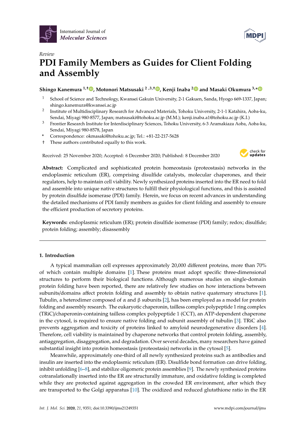 PDI Family Members As Guides for Client Folding and Assembly