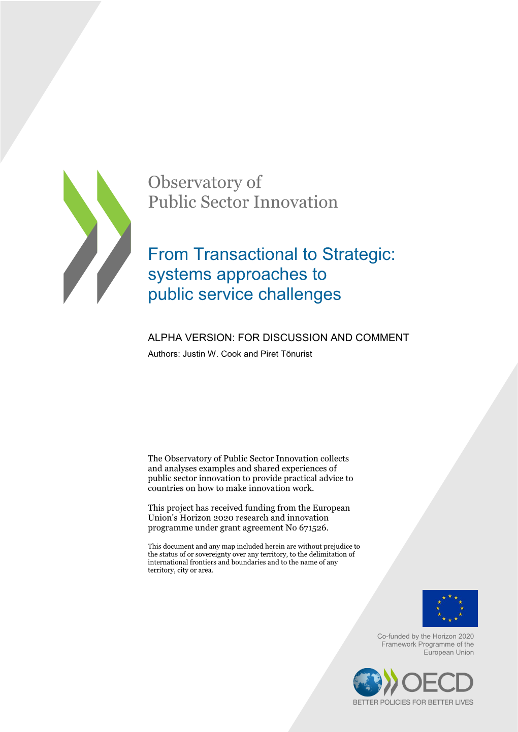 Systems Approaches to Public Service Challenges