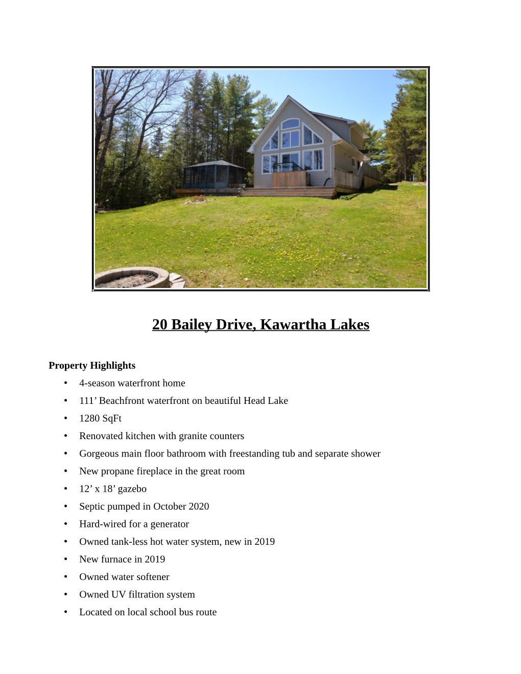 20 Bailey Drive, Kawartha Lakes