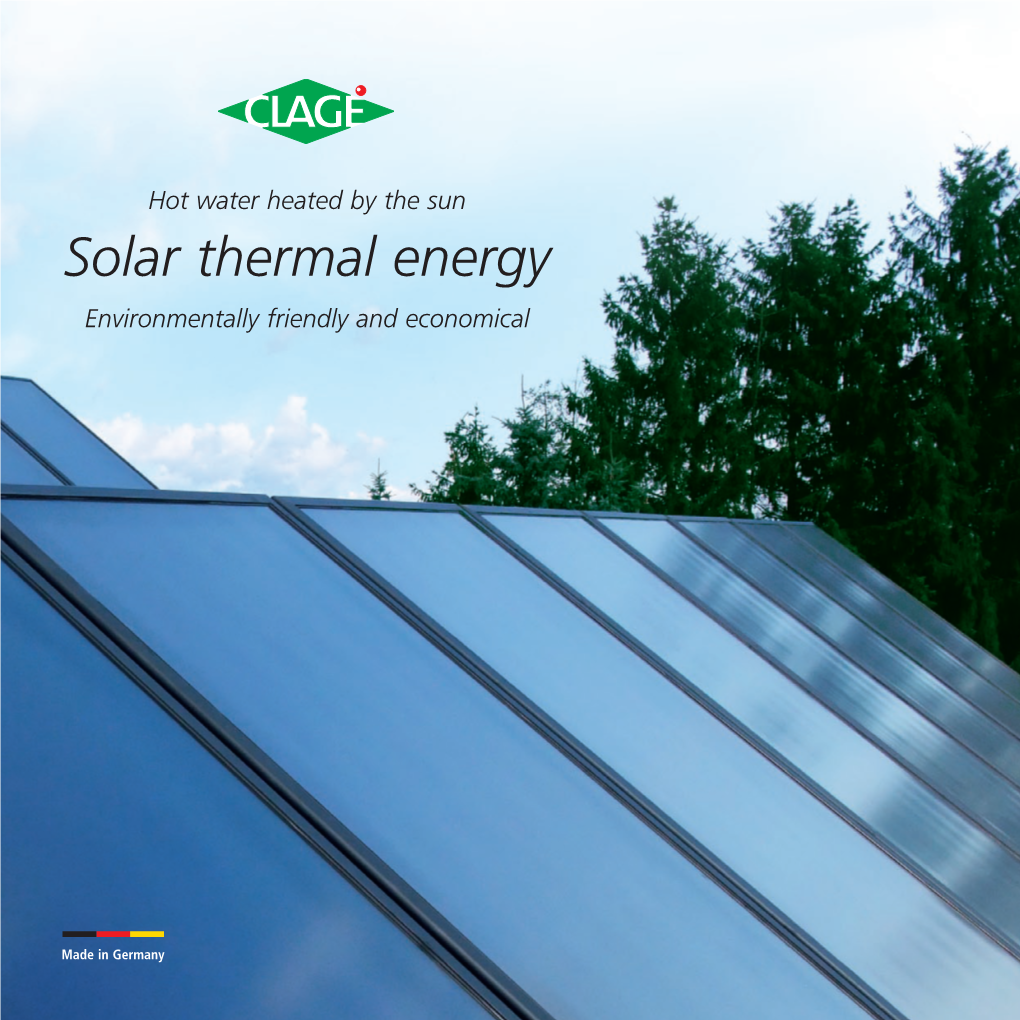 Solar Thermal Energy Environmentally Friendly and Economical