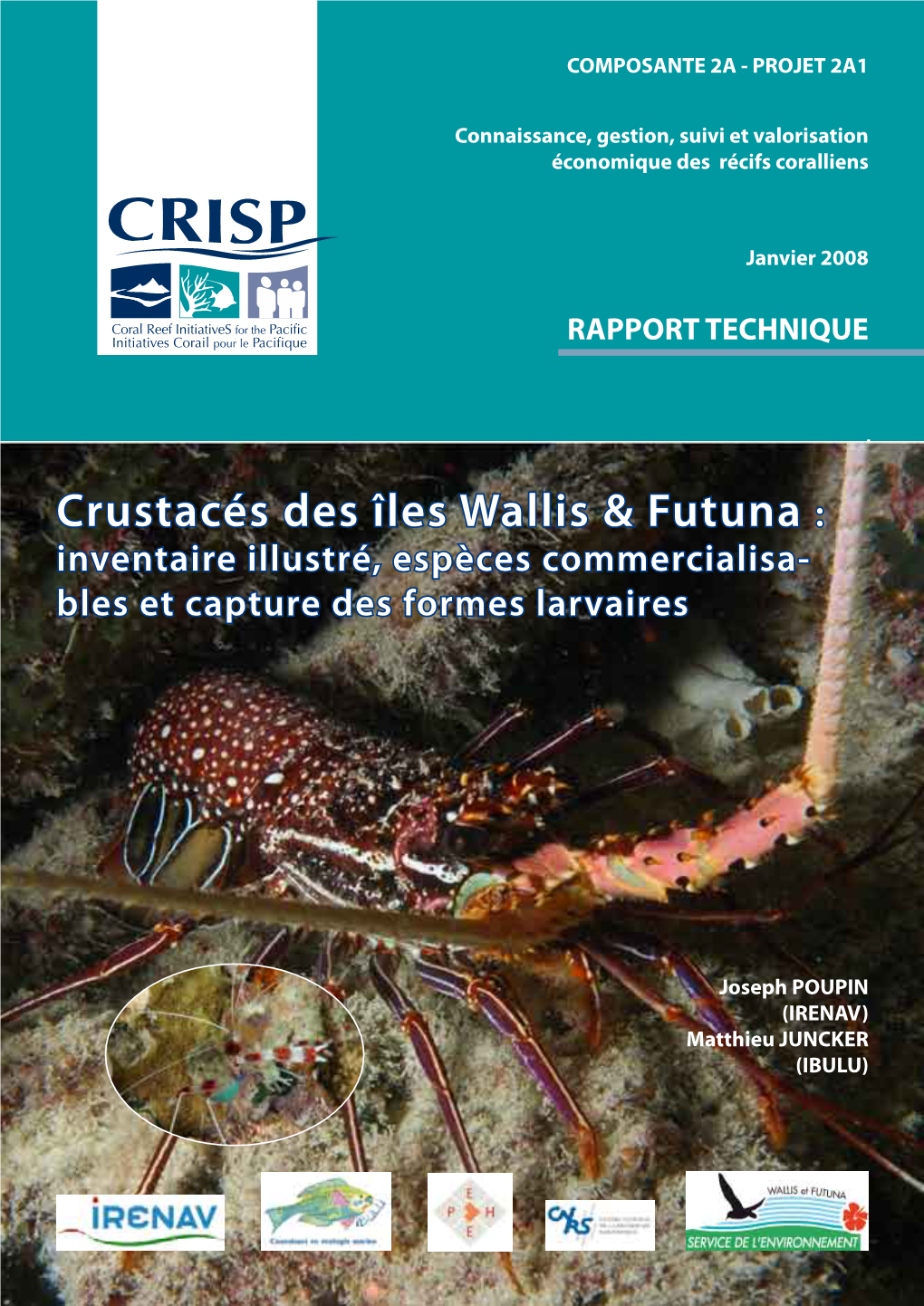 Crustacés Des Îles Wallis & Futuna : Inventaire Illustrés, Espèces