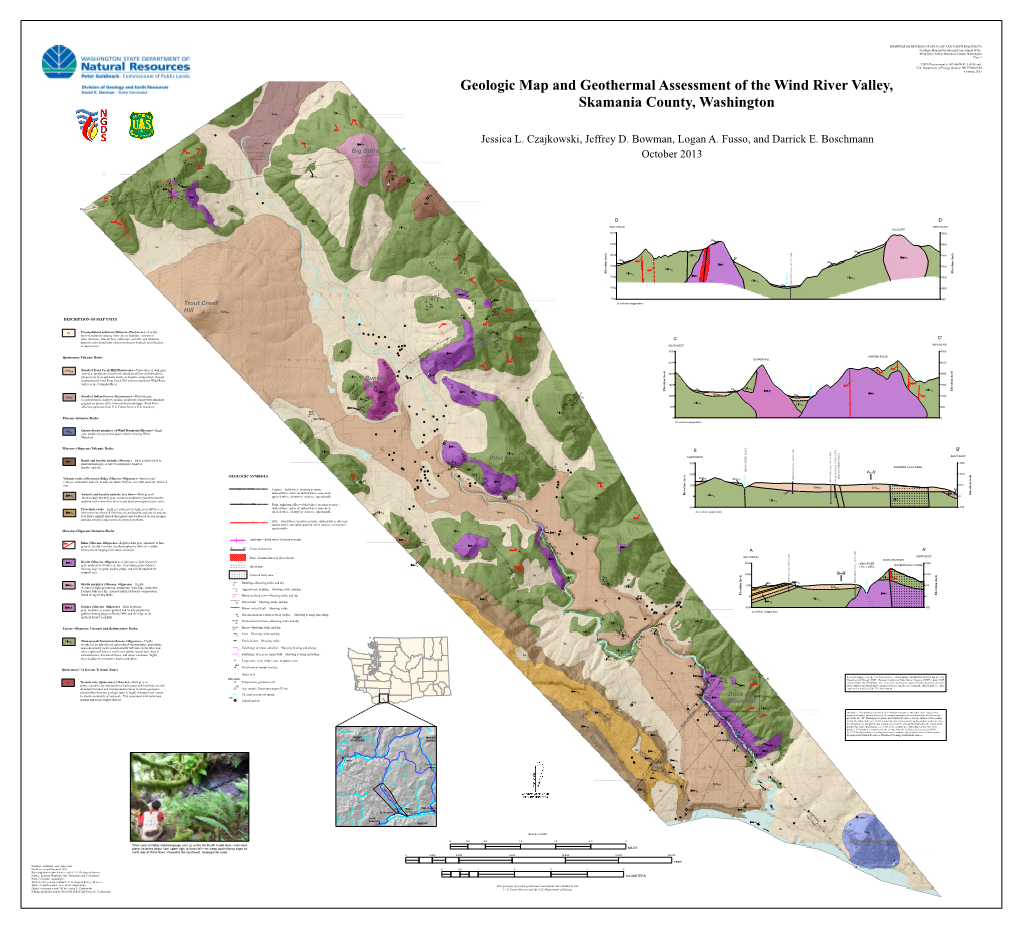 Wind River Geologic Map Plate