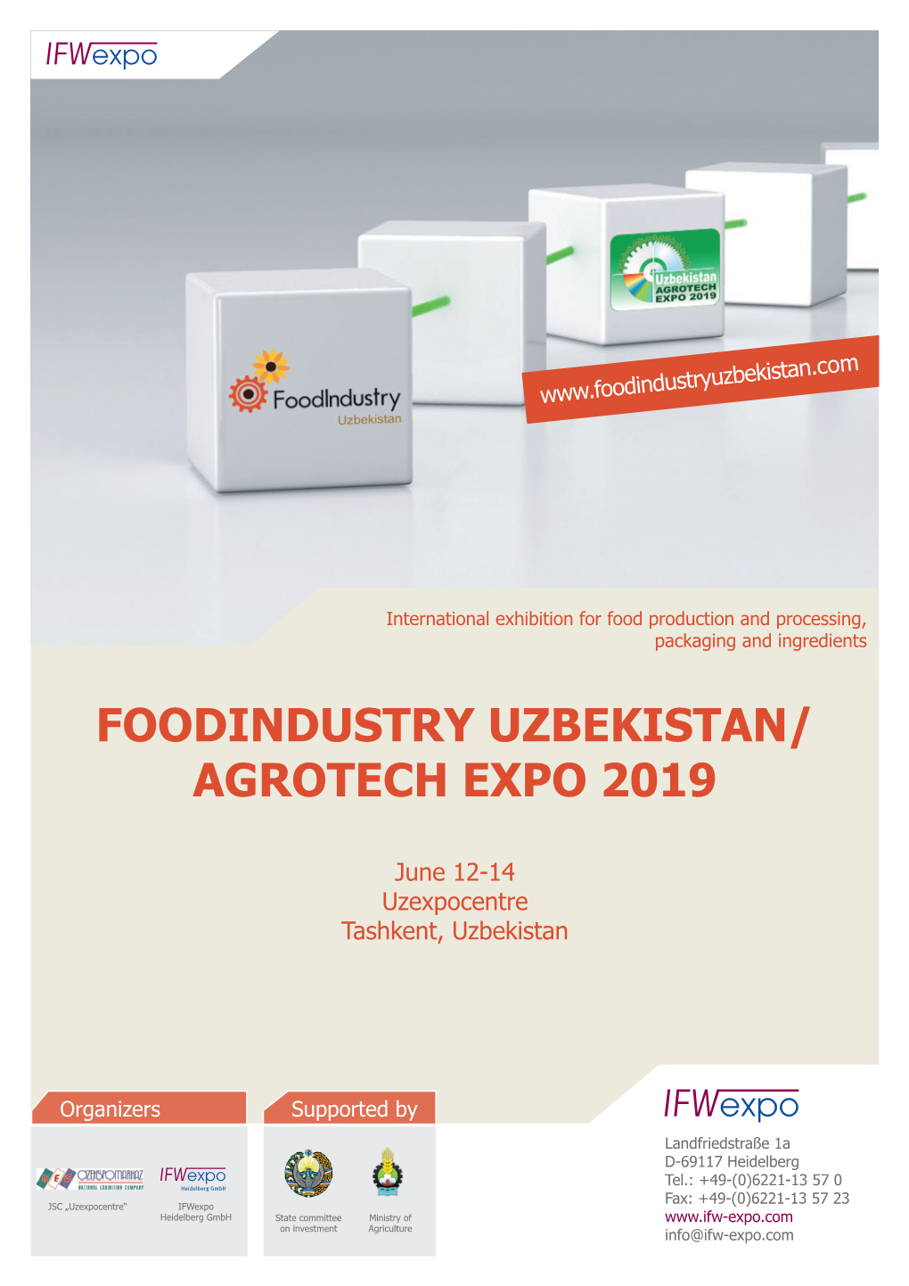 Foodindustry Uzbekistan/ Agrotech Expo 2019