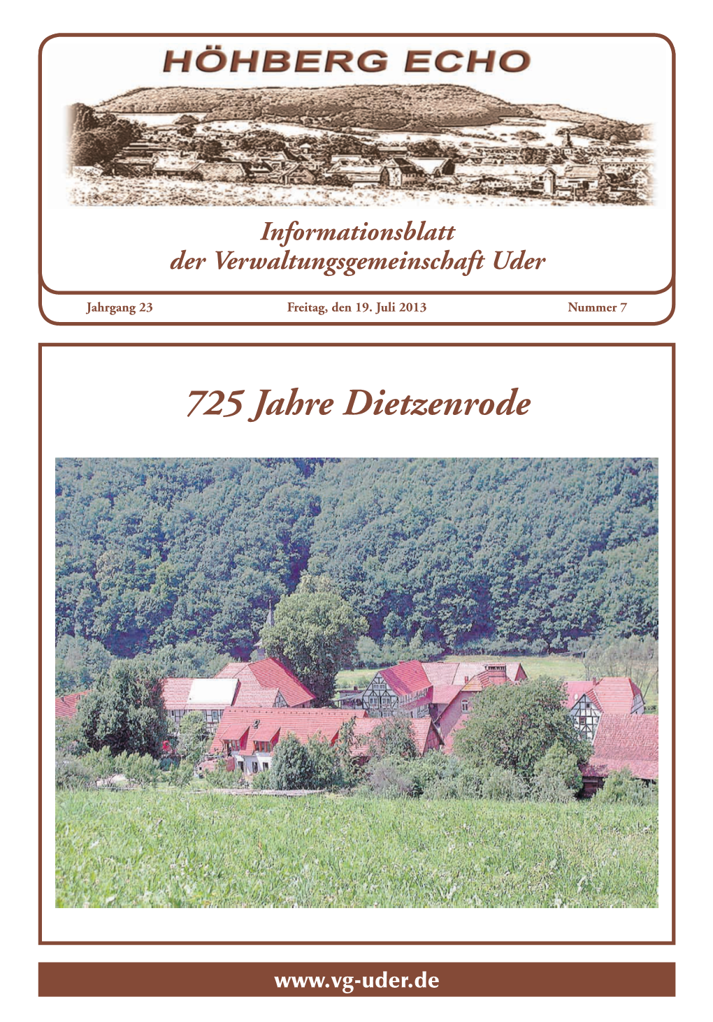 725 Jahre Dietzenrode