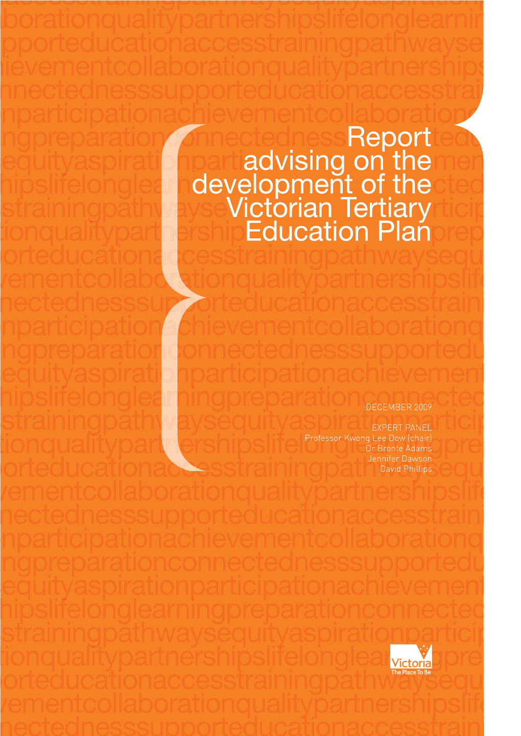 Report Advising on the Development of the Victorian Tertiary Education Plan