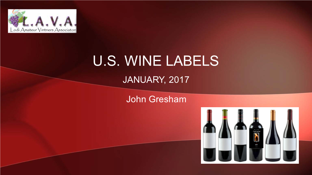 US Wine Labels 2017-01