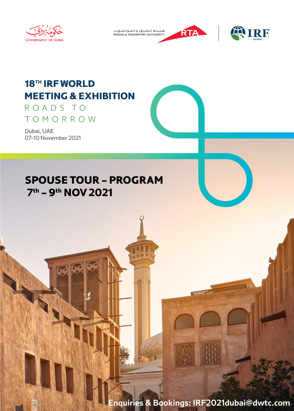 SPOUSE TOUR – PROGRAM 7Th – 9Th NOV 2021