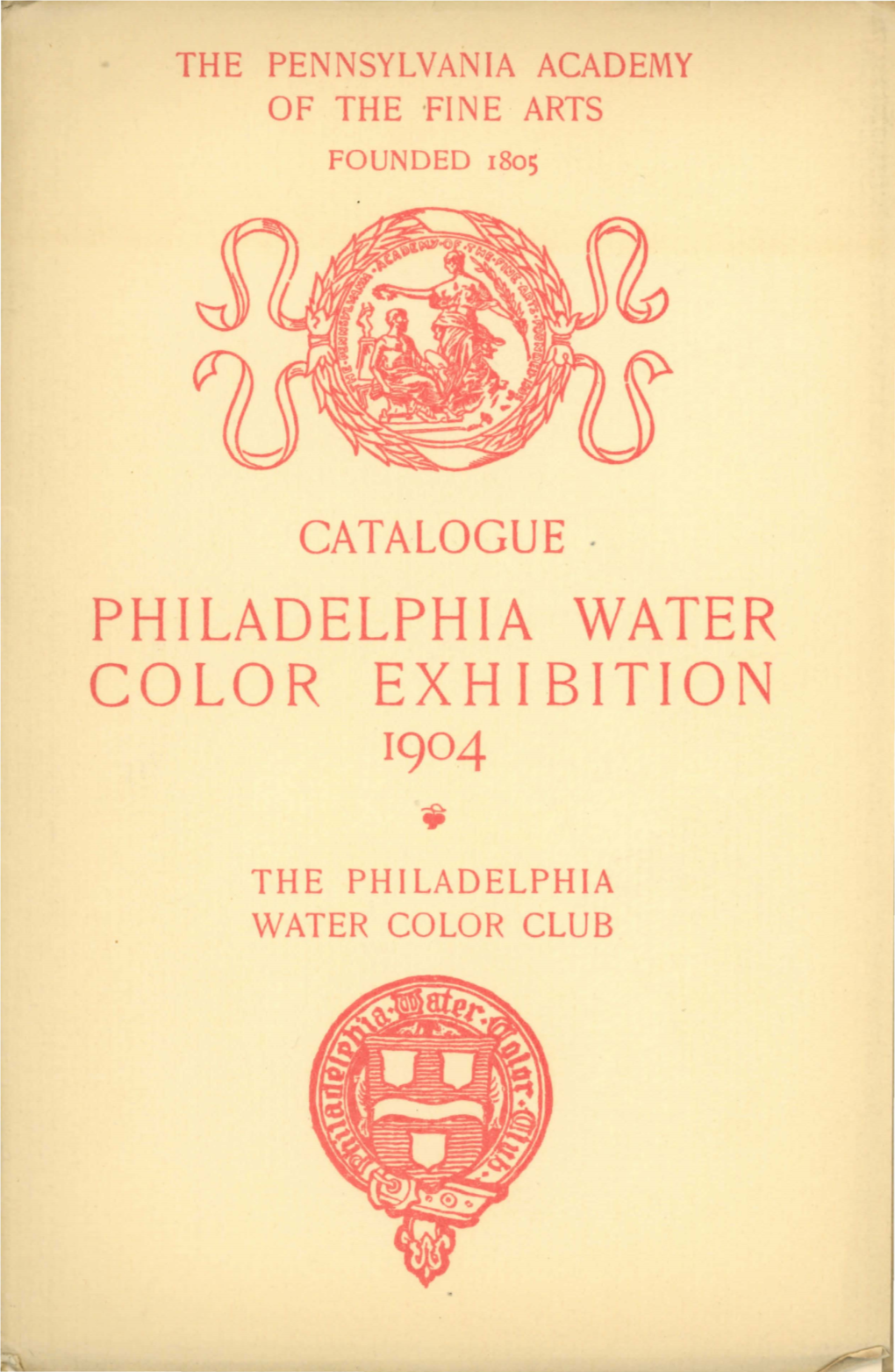 Philadelphia Water Color Exh I Bition 190 4