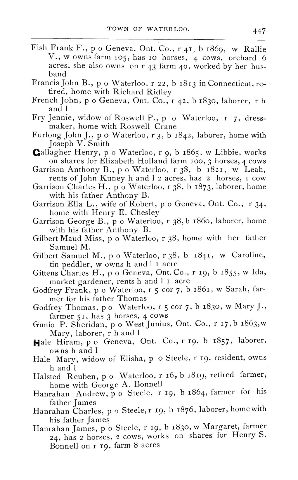 Anthony B. Henry E. Chesley Godfrey Thomas, P O for Henry S