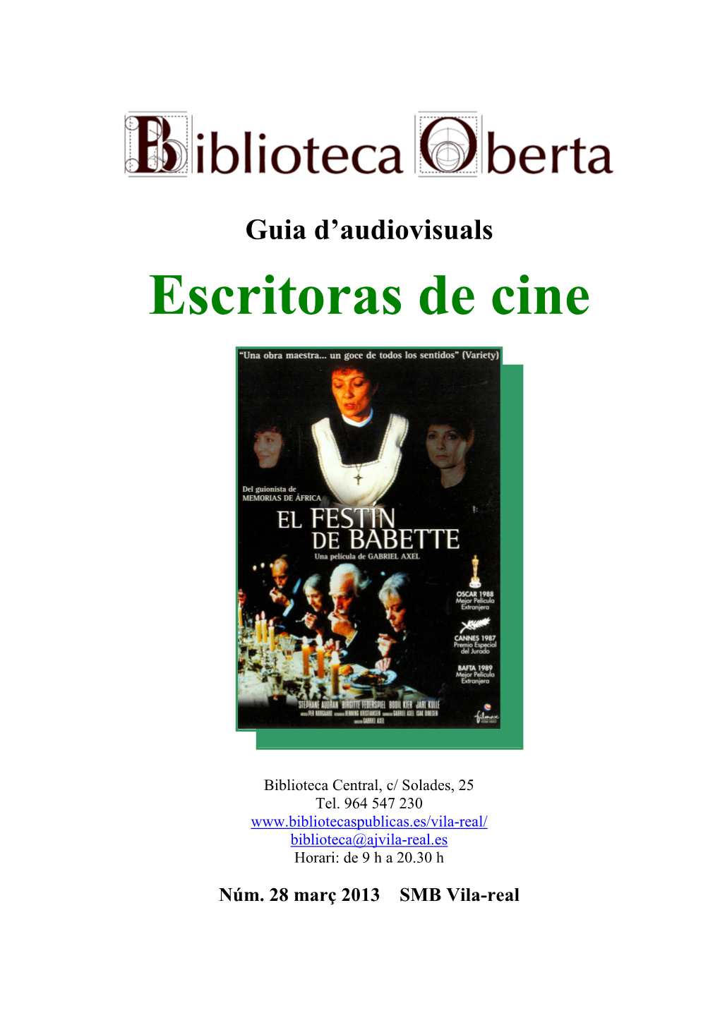 Escritoras De Cine