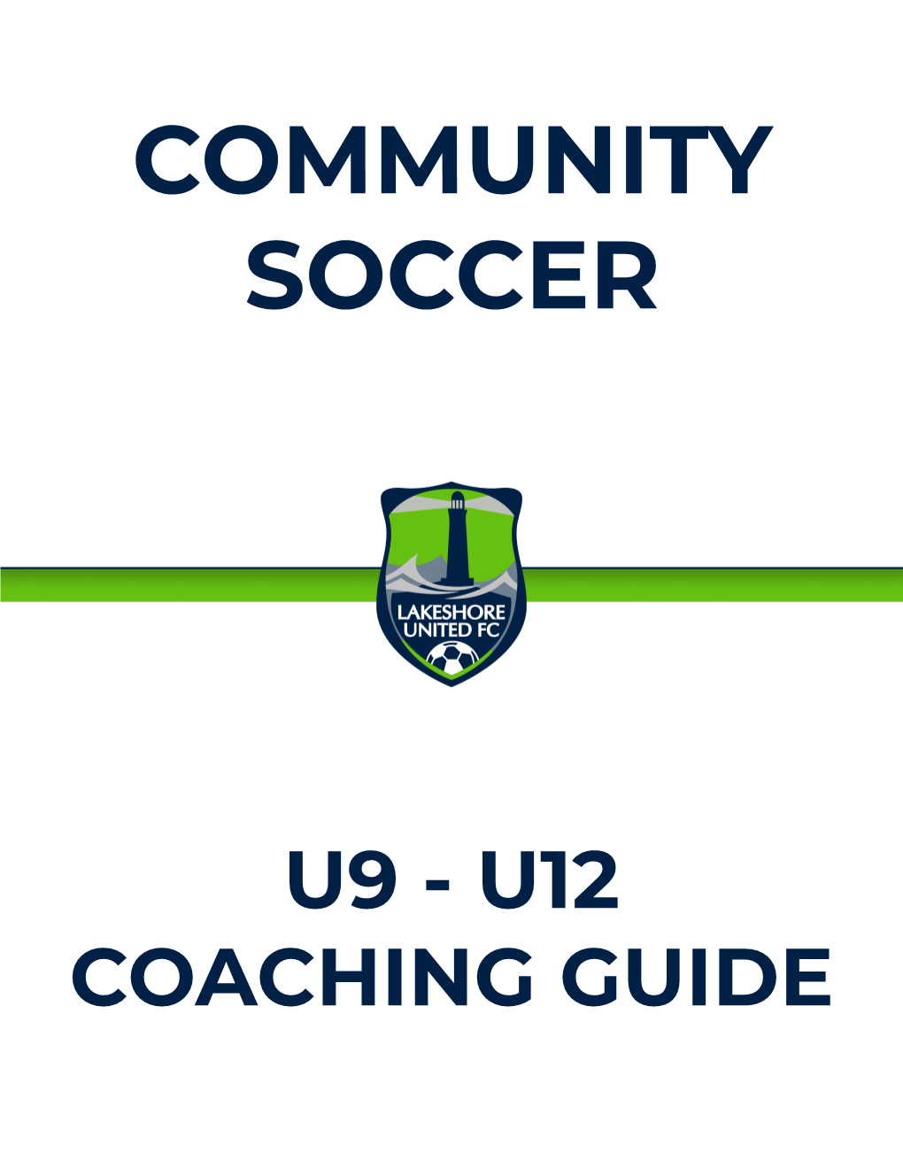 U9-U12 Coaching Guide