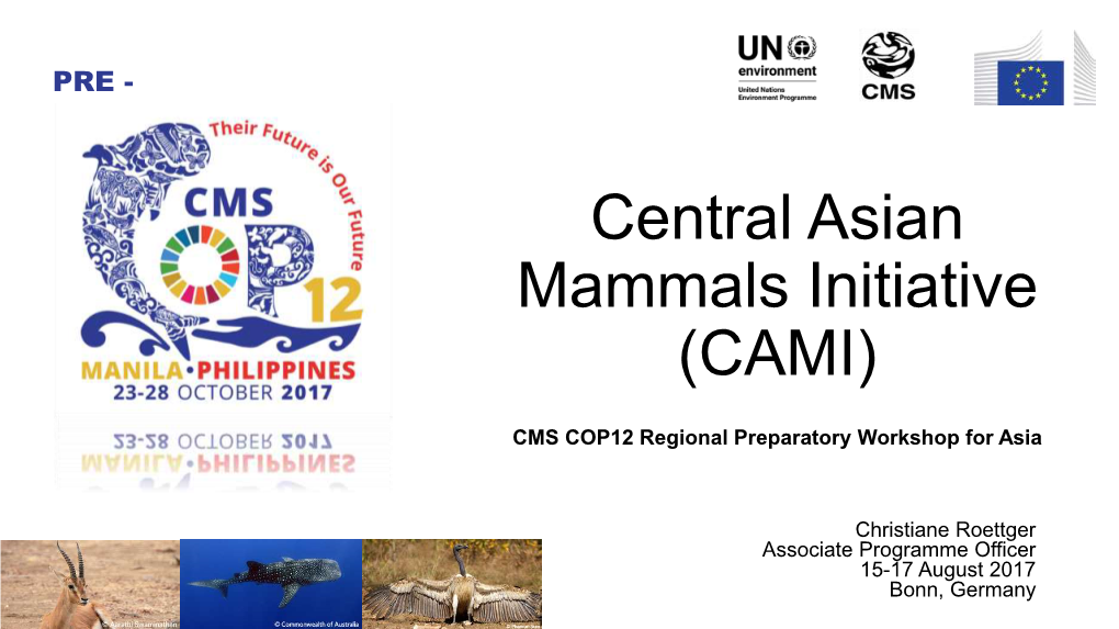 Central Asian Mammals Initiative (CAMI)