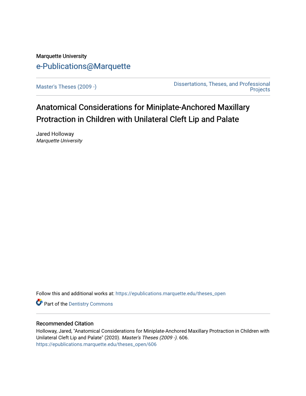 Anatomical Considerations for Miniplate-Anchored Maxillary Protraction in Children with Unilateral Cleft Lip and Palate