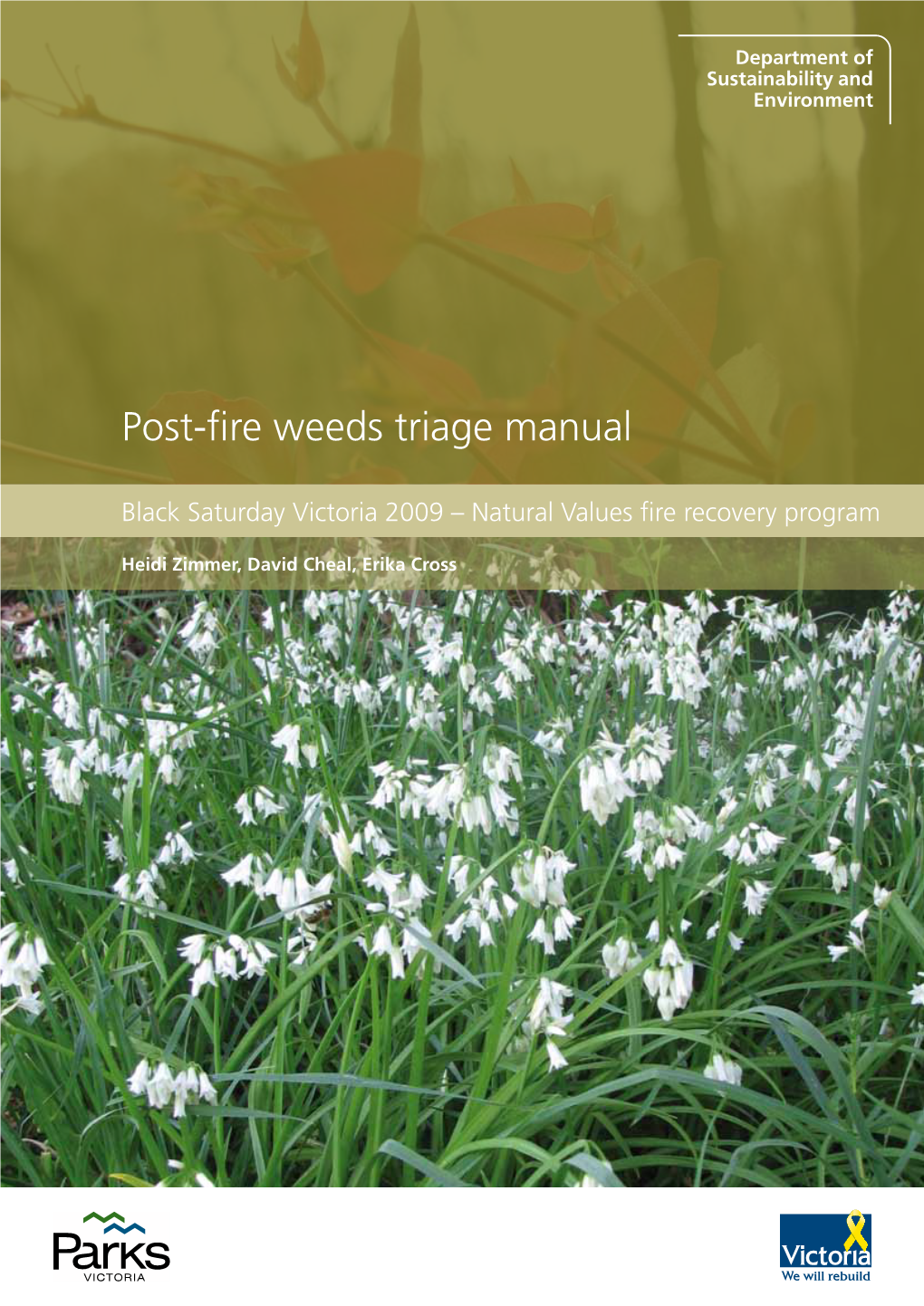 Post-Fire Weeds Triage Manual. (PDF, 1.5