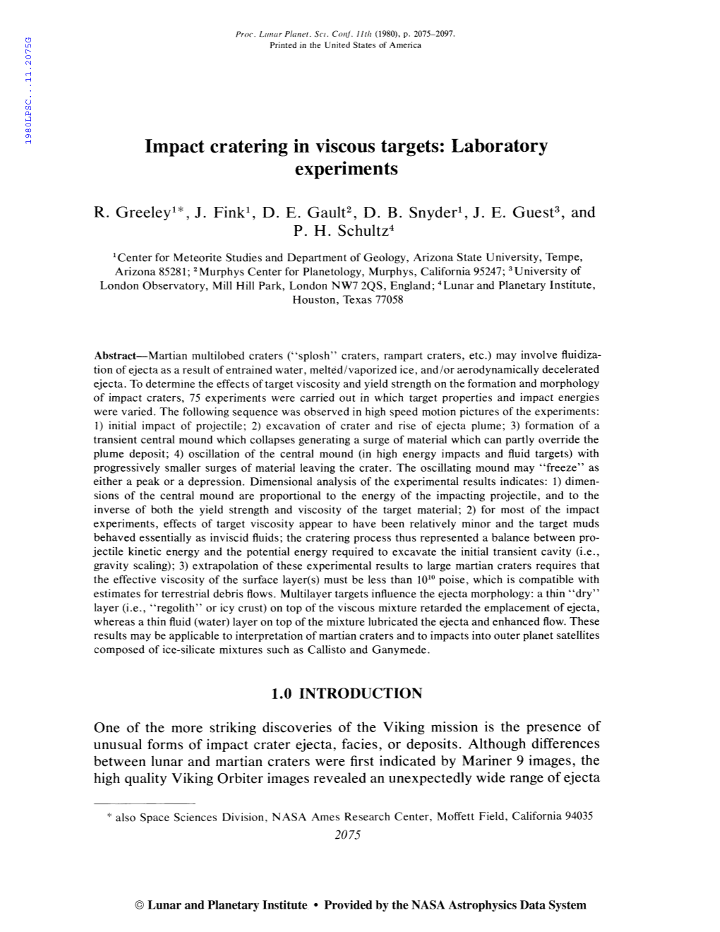 Impact Cratering in Viscous Targets: Laboratory Experiments