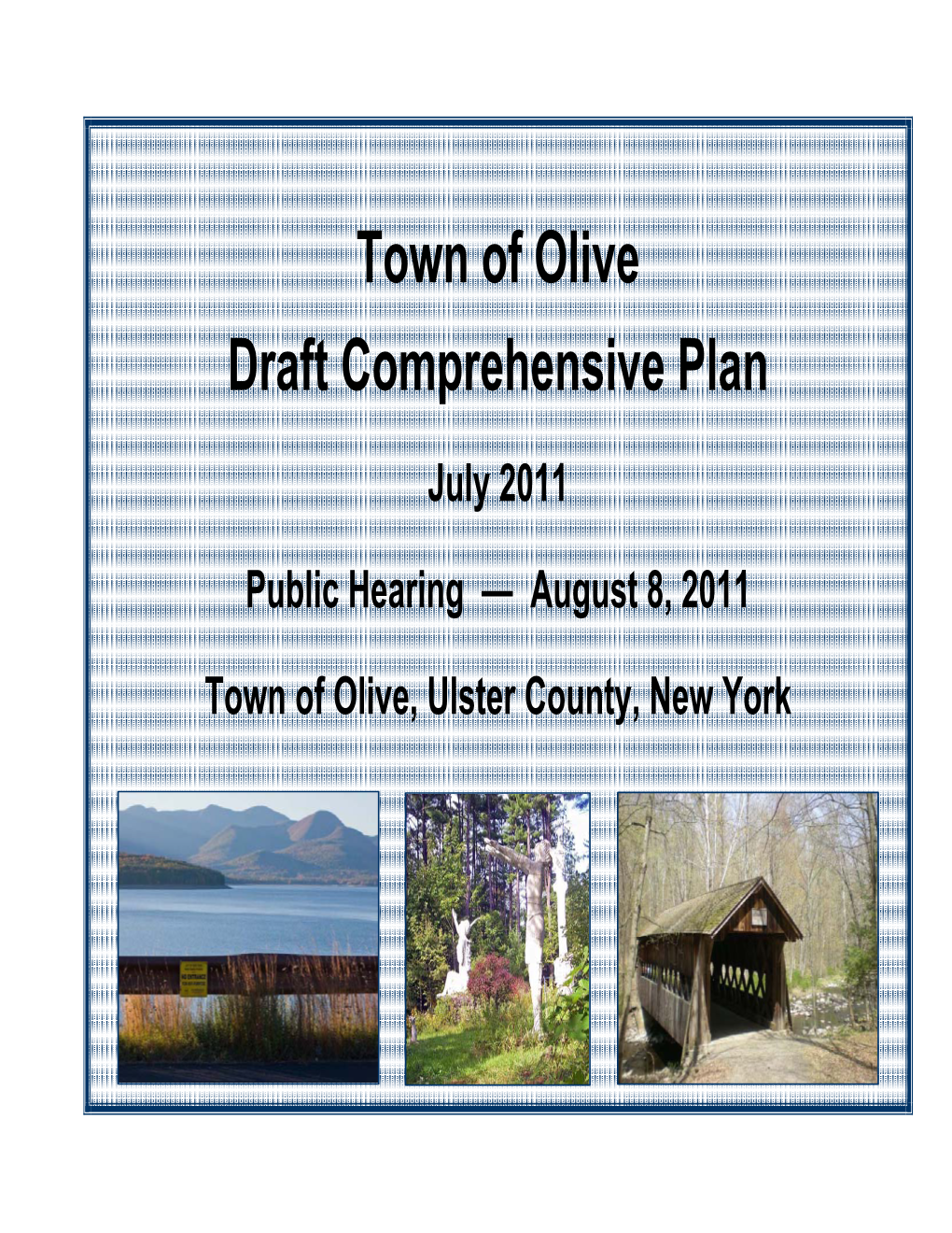 Town of Olive Draft Comprehensive Plan