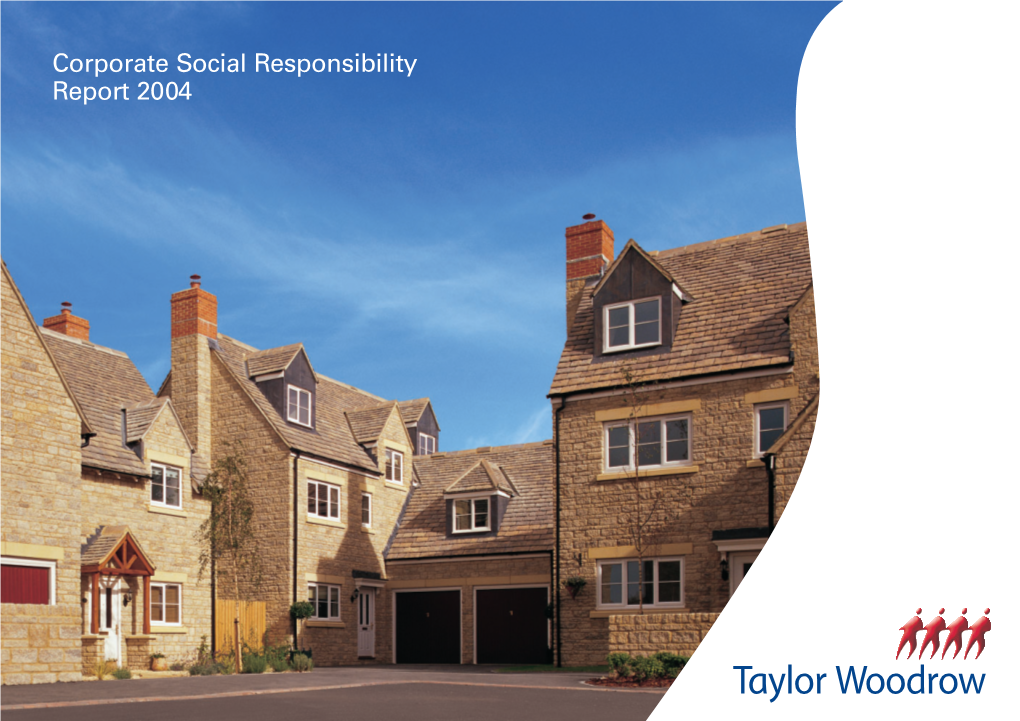 Taylor Woodrow CSR Report 2004