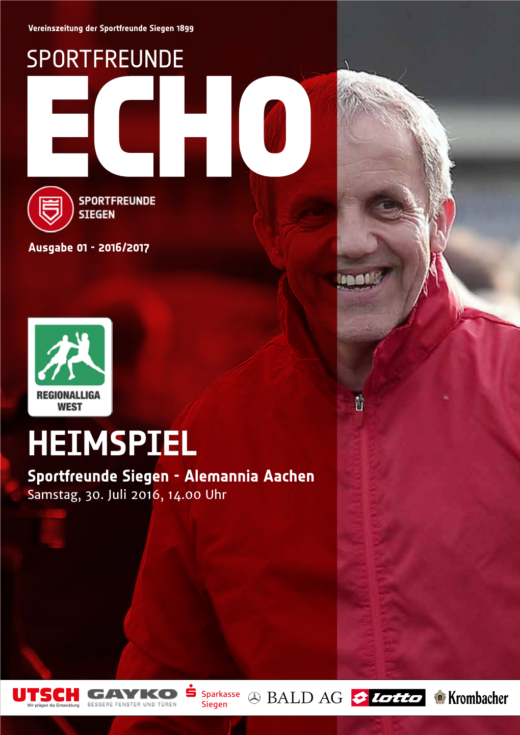 HEIMSPIEL Sportfreunde Siegen - Alemannia Aachen Samstag, 30