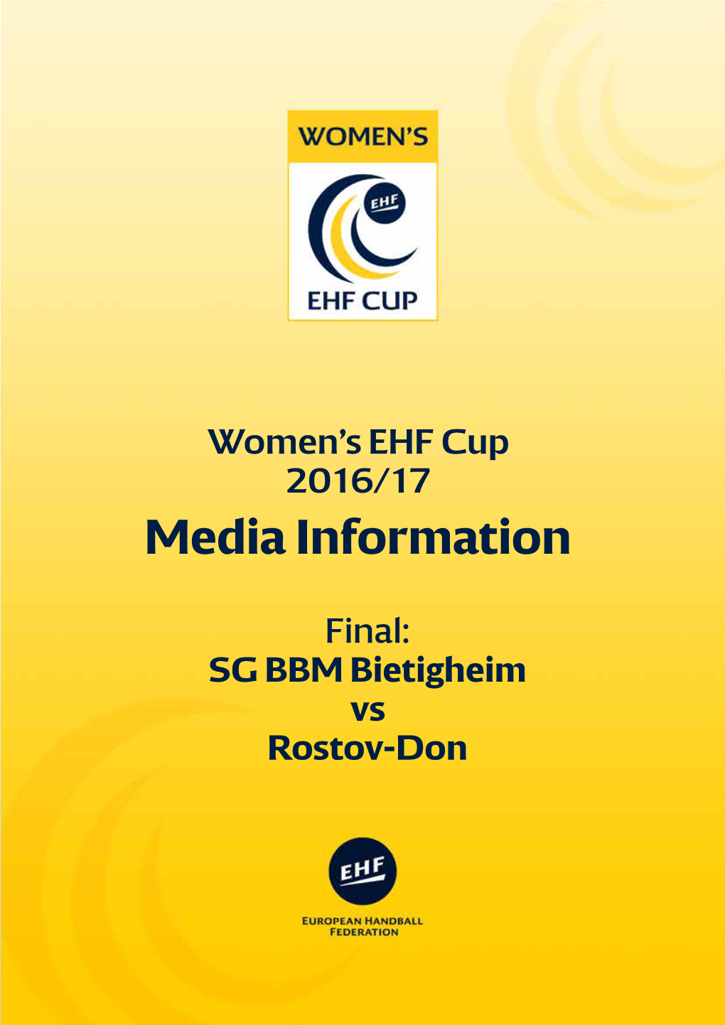 Women's EHF Cup 2016/17 Media Information