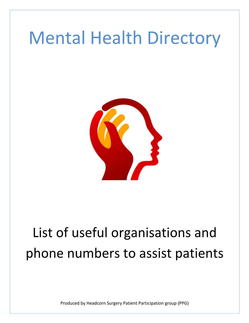 Mental Health Directory