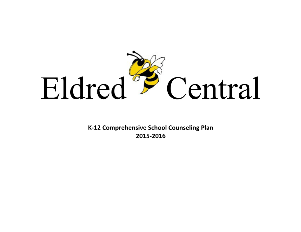 K-12 Comprehensive School Counseling Plan