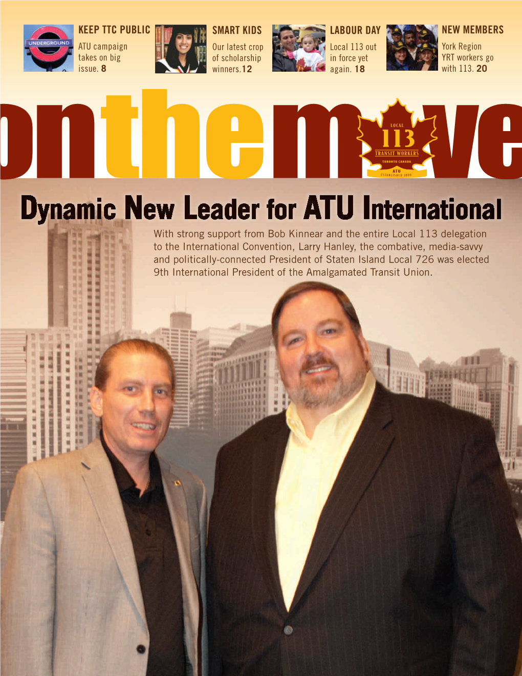 Dynamic New Leader for ATU International